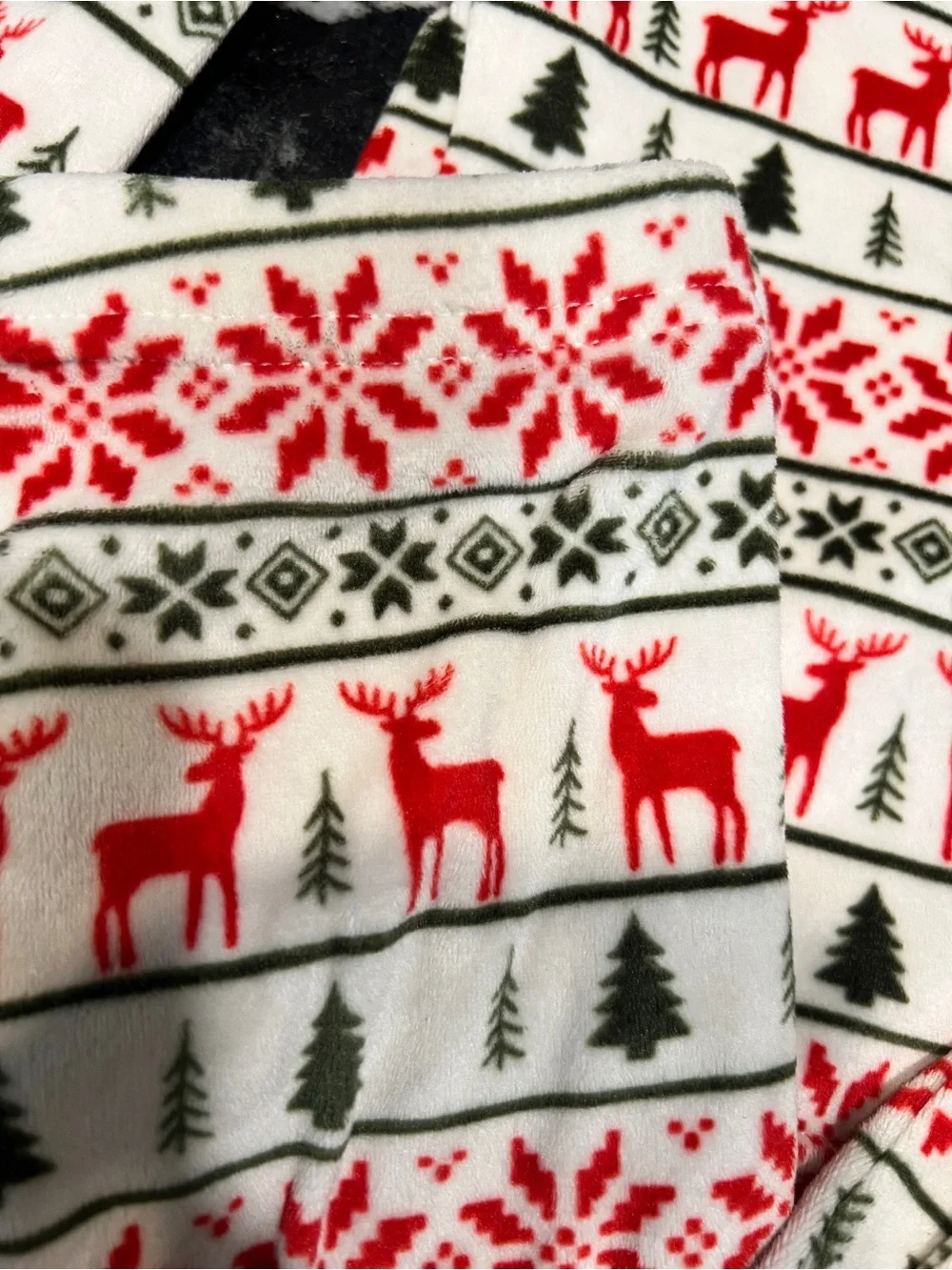 Modern Kids Christmas Reindeer Fleece Pajama Set | 2T